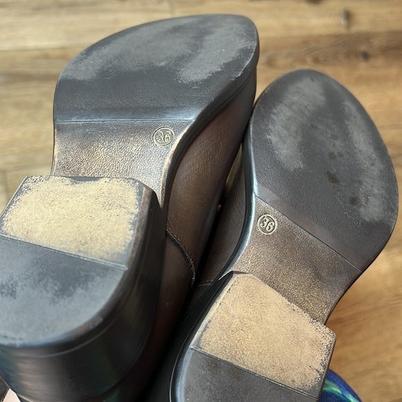 Pierre Darré Dark Brown Leather Riding Boots Size 36/6 - Picture 8 of 9